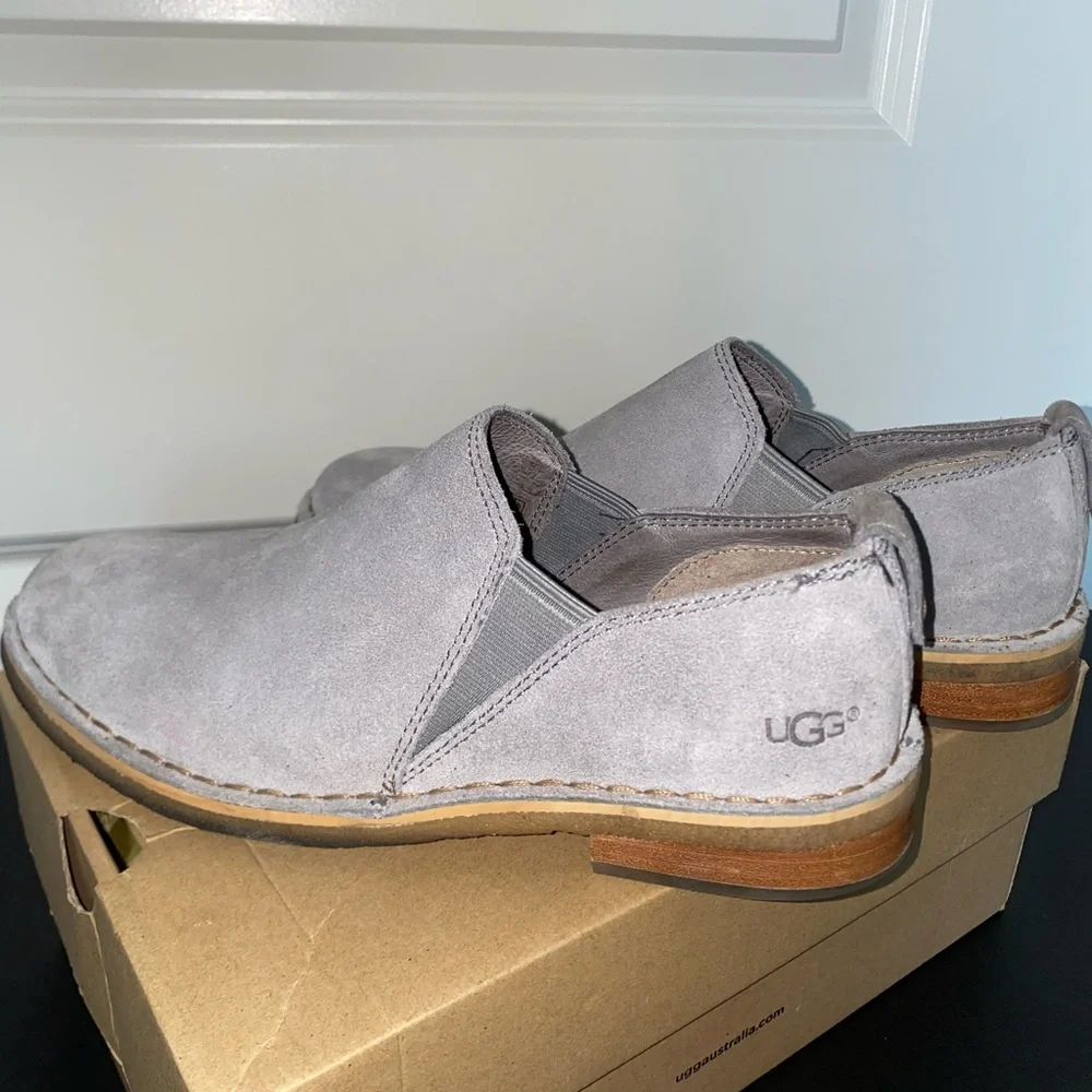 UGG Women’s Gray Slip-On Shoes - Picture 2 of 6